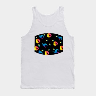 Rainbow Skull Halloween Tank Top